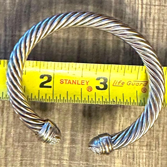 WOW POSHMARK - Authentic David Yurman Diamond & Sterling Silver Bracelet - Picture 13 of 16